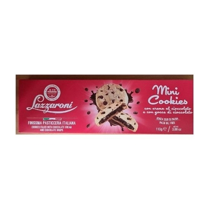 Picture of LAZZARONI MINI COOKIES CHOC CREAM 110GR